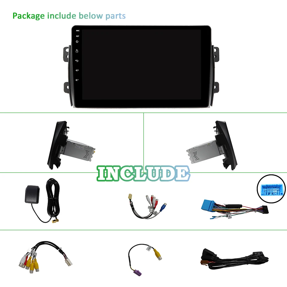 Best DSP IPS Android 9.0 64G ROM Auto GPS Radio for Suzuki SX4 2006-2013 Multimedia Screen Stereos Receiver NO DVD Player Head Unit 2