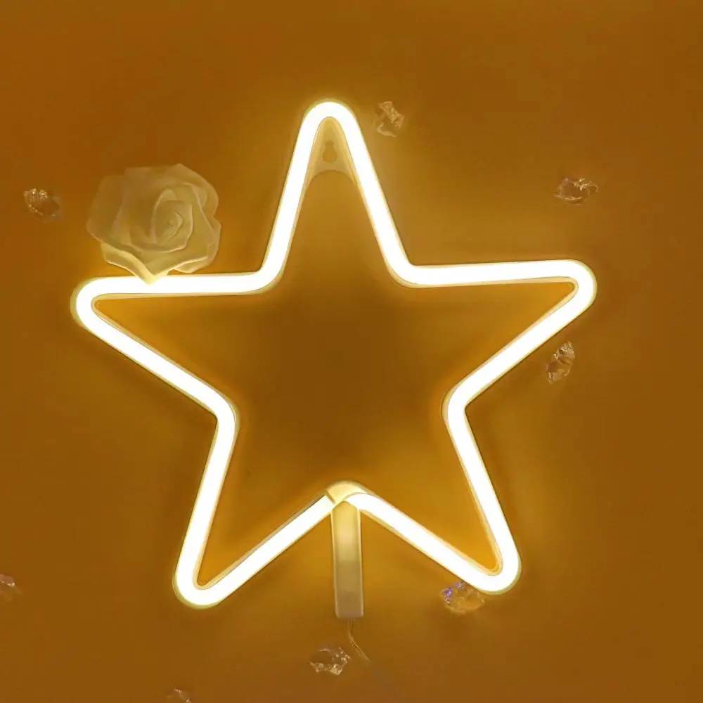 TONGER неоновая вывеска 3D настольная лампа для фестиваля вечерние украшения неоновый свет знак Праздничная Свадьба Рождественское украшение - Испускаемый цвет: TG2001