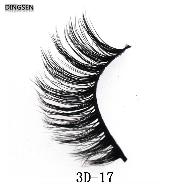 Natural Long 3D False Eyelashes Invisible Band Natural Black Eyelash