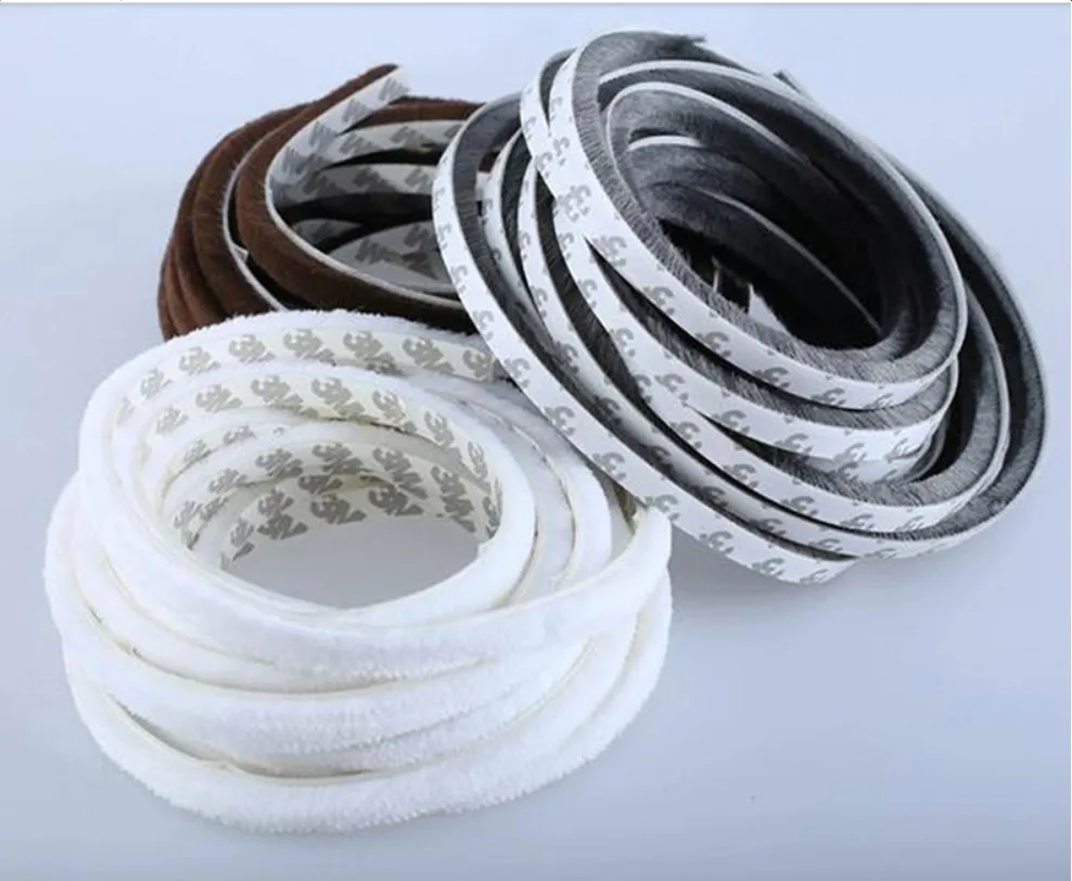 3m x 7mm x 8mm self adhesive window sealing tape door brush