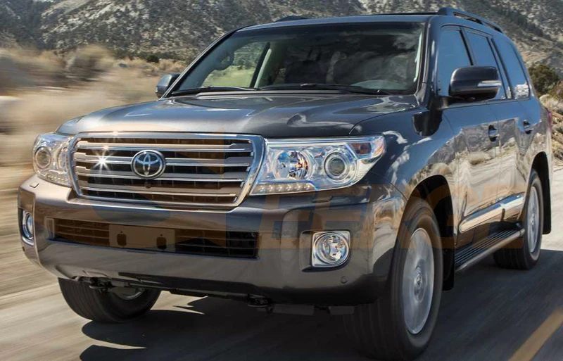ccfl angel eyes For TOYOTA LAND CRUISER 2013 2014 2015 XENON HEADLIGHT(2)