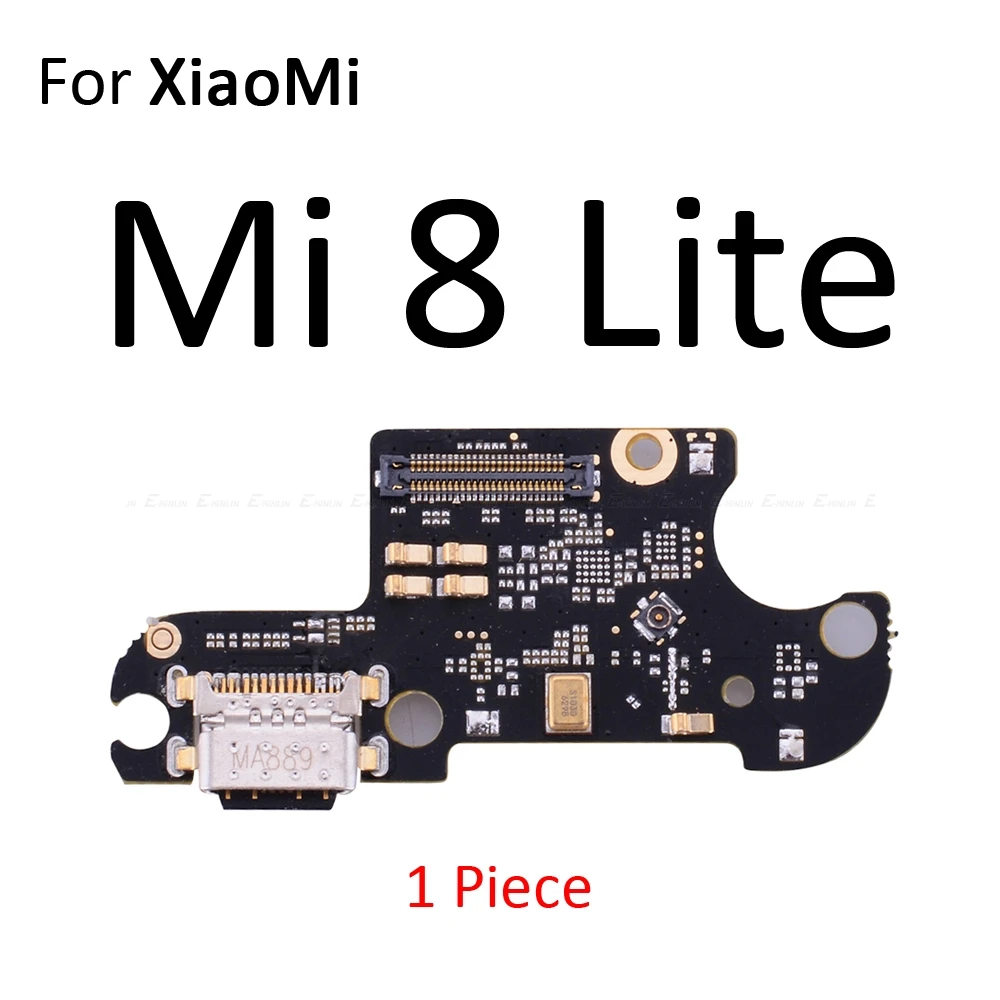 Зарядный порт usb док-станция зарядное устройство плата mi c гибкий кабель для Xiao mi Red mi Note 7 6 5 Pro 6A 7A mi 8 mi x 2S Max 3 2 A1 A2 Lite F1 - Цвет: For Xiaomi Mi 8 Lite