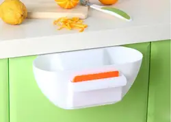 1 шт. креативный кухонный пластиковый ящик для мусора кухонные инструменты корзины для хранения сделать стол чистым, контейнер для мусора