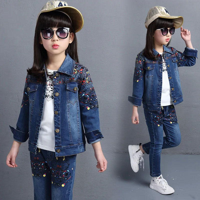 girls jean shirt