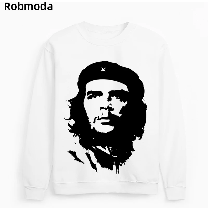 

Che Guevara Sweatshirt Men Hoodie Winter Casual Plus Szie 4XL Capless Hoodies Boys Argentina Hero Fashion Funny Soft Clothes top