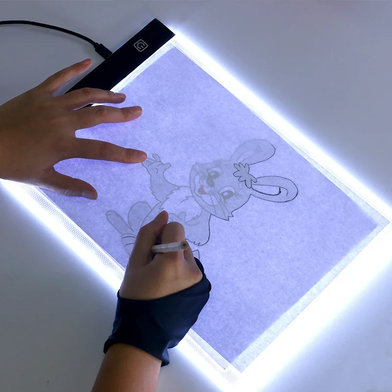 HUION A5 F6 планшет для рисования со светодиодной панелью графический художественная