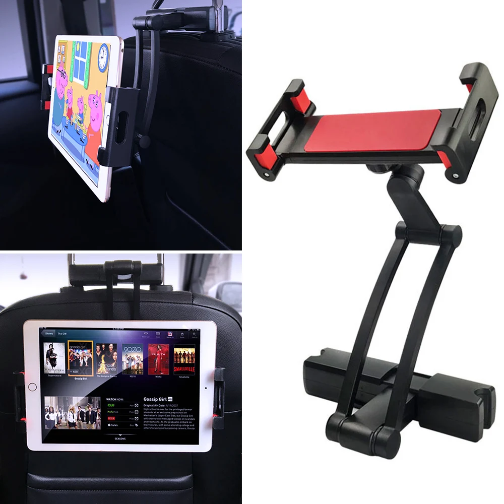 

Universal Car Holder in Rear Back Seat Bracket Smart Phone Tablet Holders Stand For iphone 6 7 8 X Mount Drop Shipping Support