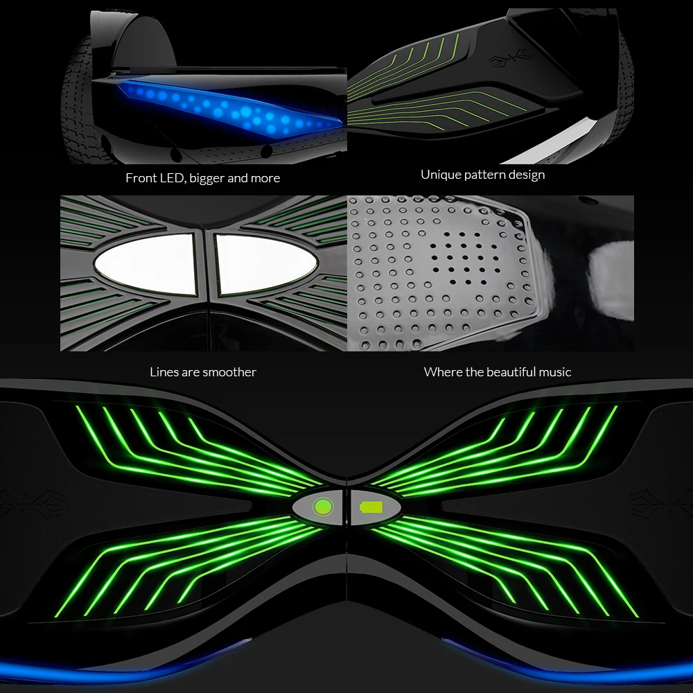 2017-Koowheel-Bluetooth-Hover-Board-6-5-Inch-Electric-Scooter-Two-Wheels-Self-Balance-Scooter-Overboard