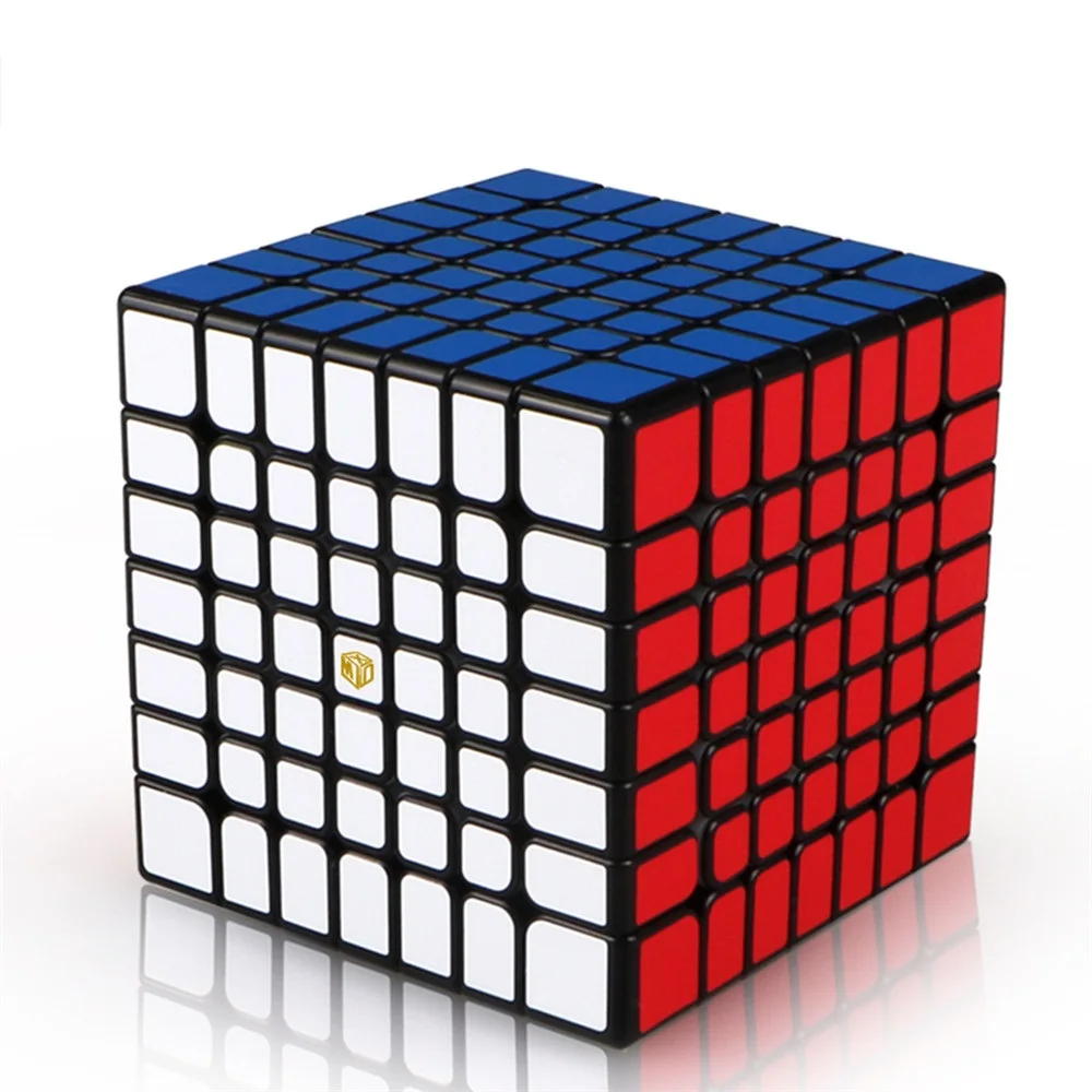 QIYI X-Man Ye M 7x7x7 магнитные безопасные ABS пластиковые магические кубики быстро ультра-гладкие 7x7 профессиональные головоломки куб Развивающие игрушки для детей