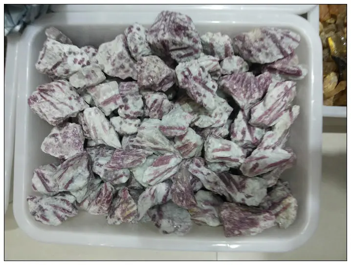 

Rough Bulk Madagascar Materials: 1 LB of Red Tourmaline