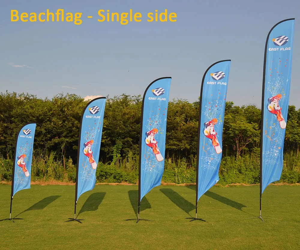 Free shipping premium quality customized printed beachflags/beach flags