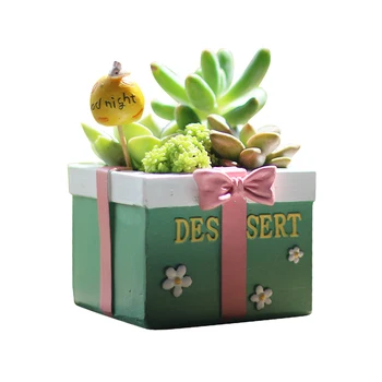 

Cake box flower vases ceramic pots flower pots planters home decor