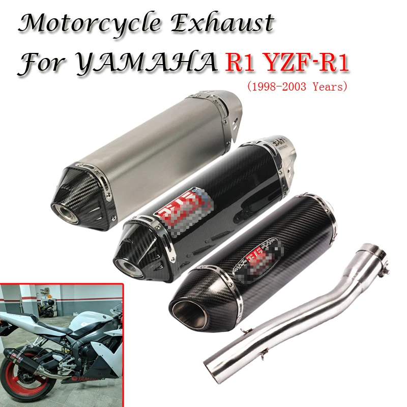 Выхлопной глушитель для мотоцикла Yamaha R1 YZF-R1 1998-2003 Yoshimura съемный дБ среднее