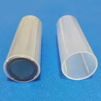 10 unids/lote 18650 tubo de aislamiento de la batería 18650 batería tubo de plástico fijo carcasa blanca