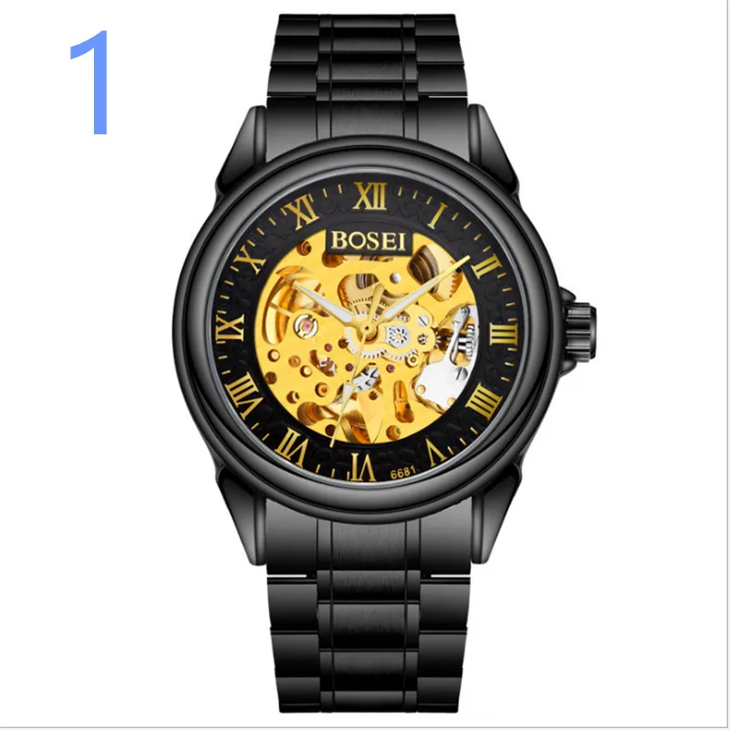 

men Fashion Watch Leather Band Concise Casual Luxury Business Wristwatch08