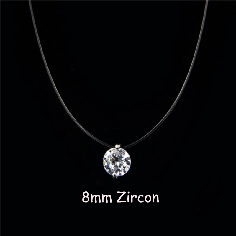 

Fashion Copper Choker Necklace Transparent Chain Cross Flower Pendant Gold and Silver YingYang Necklace Women Jewelry Kolye