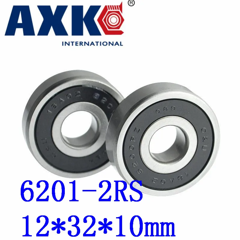 

2019 Limited New Steel 10pcs Free Shipping Double Rubber Sealing Cover Deep Groove Ball Bearing 6201-2rs 12*32*10mm
