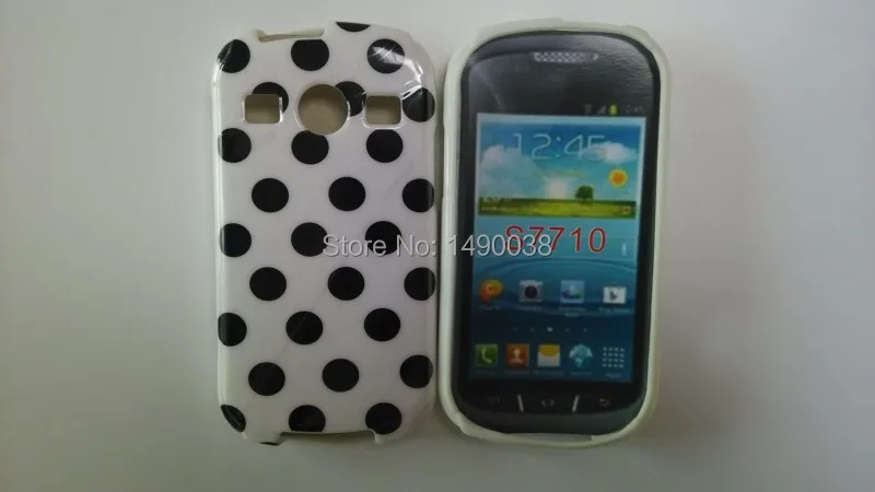 OEEKOI мягкий чехол из ТПУ в горошек для Samsung Galaxy Xcover 2 S7710 Бесплатный телефона|case