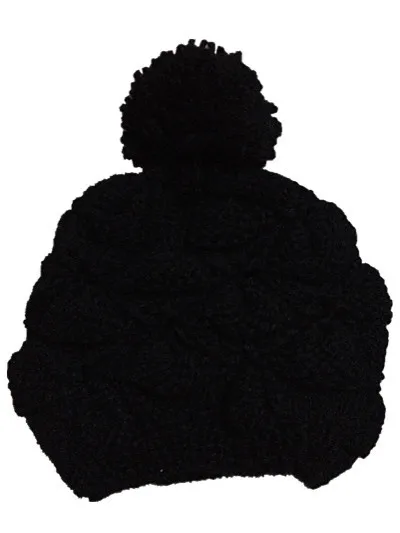 Bomhcs ручной работы вязаная шапка женская утепленная шерсть Корен Лыжная шапка шапочки Открытый