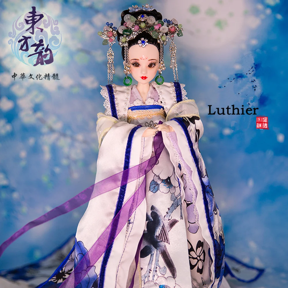 Genuine East Charm costume doll 1/6 like BJD Blyth dolls Luthier Bai Lu latest set of handmade gift with makeup collection toy