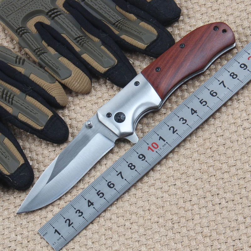 7Cr17Mov титановое лезвие стальной нож Тактический складной нож 5Cr13Mov лезвие охотничьи карманные ножи для выживания на открытом воздухе