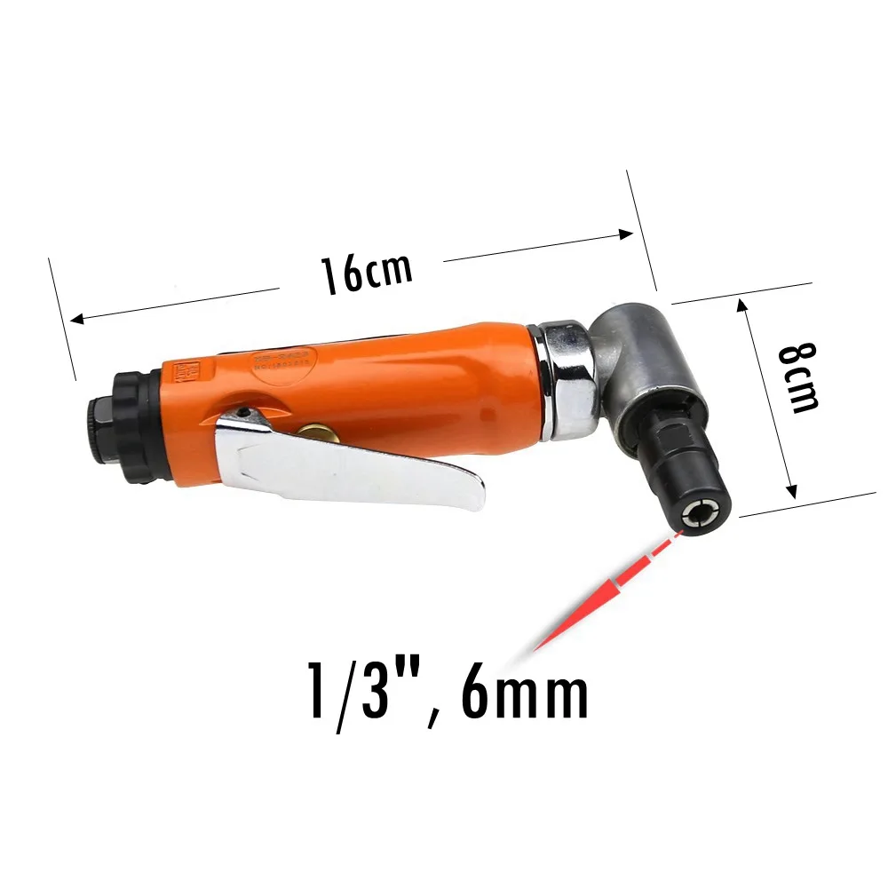 6mm Pneumatic Die Grinder 90 Degree 