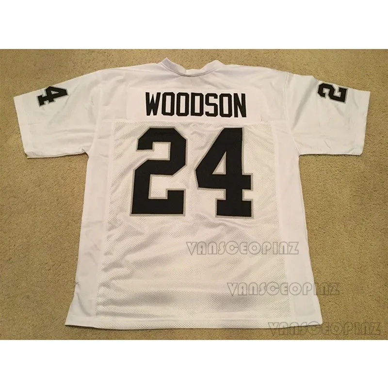 Mens Charles Woodson Stitched Name Number Throwback font b Football b font Jerseys UNSIGNED NO LOGOS
