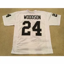 Mens Charles Woodson Stitched Name Number Throwback font b Football b font Jerseys UNSIGNED NO LOGOS