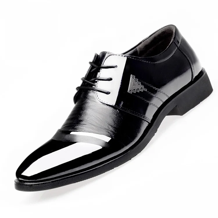 Мужские кожаные туфли на плоской подошве с большим кодом|shoes men|shoes men formalshoe male |