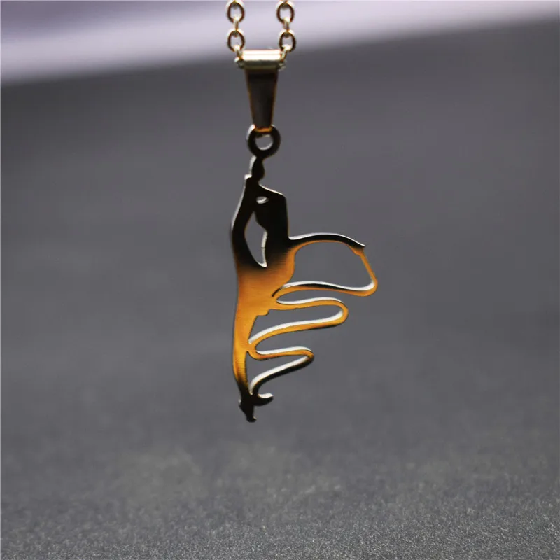Elfin-Trendy-Style-Stainless-Steel-Ribbon-Dance-Necklace-Dancer-Jewellery-Ribbon-Dance-Pendant-Necklace-Sport-Jewellery (2)