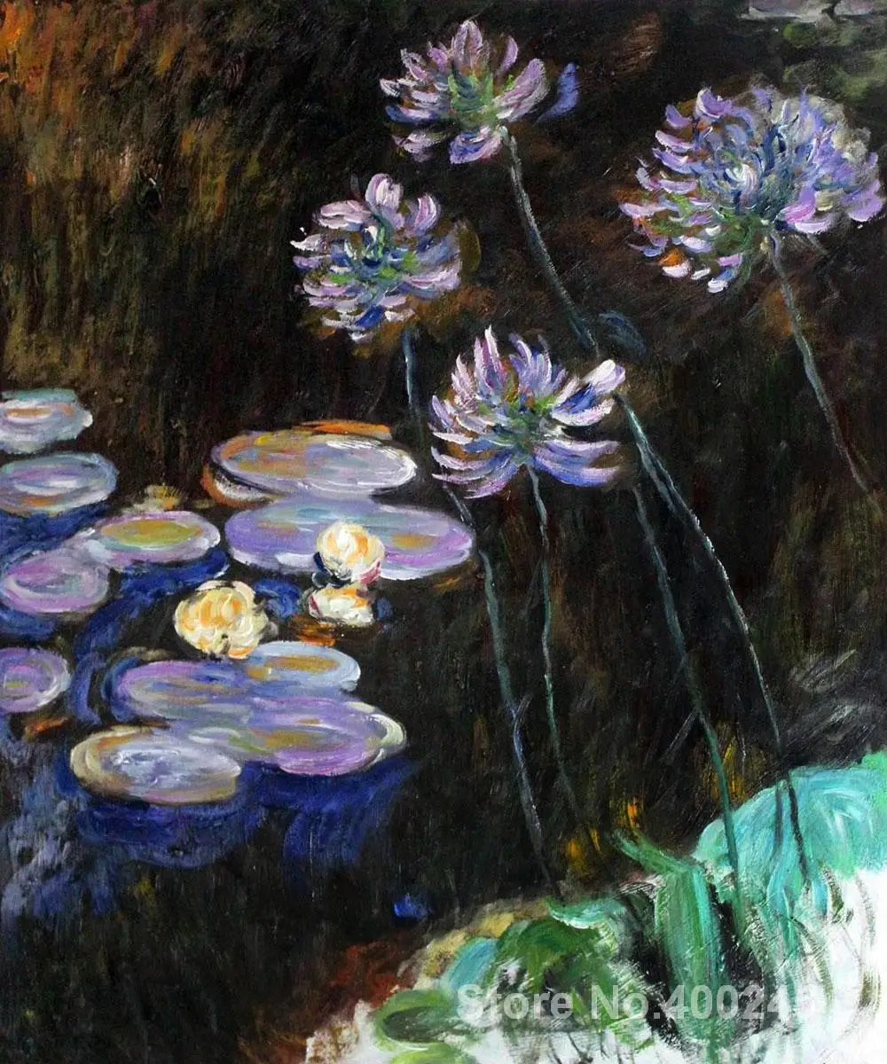 Клод моне черные кувшинки картина фото