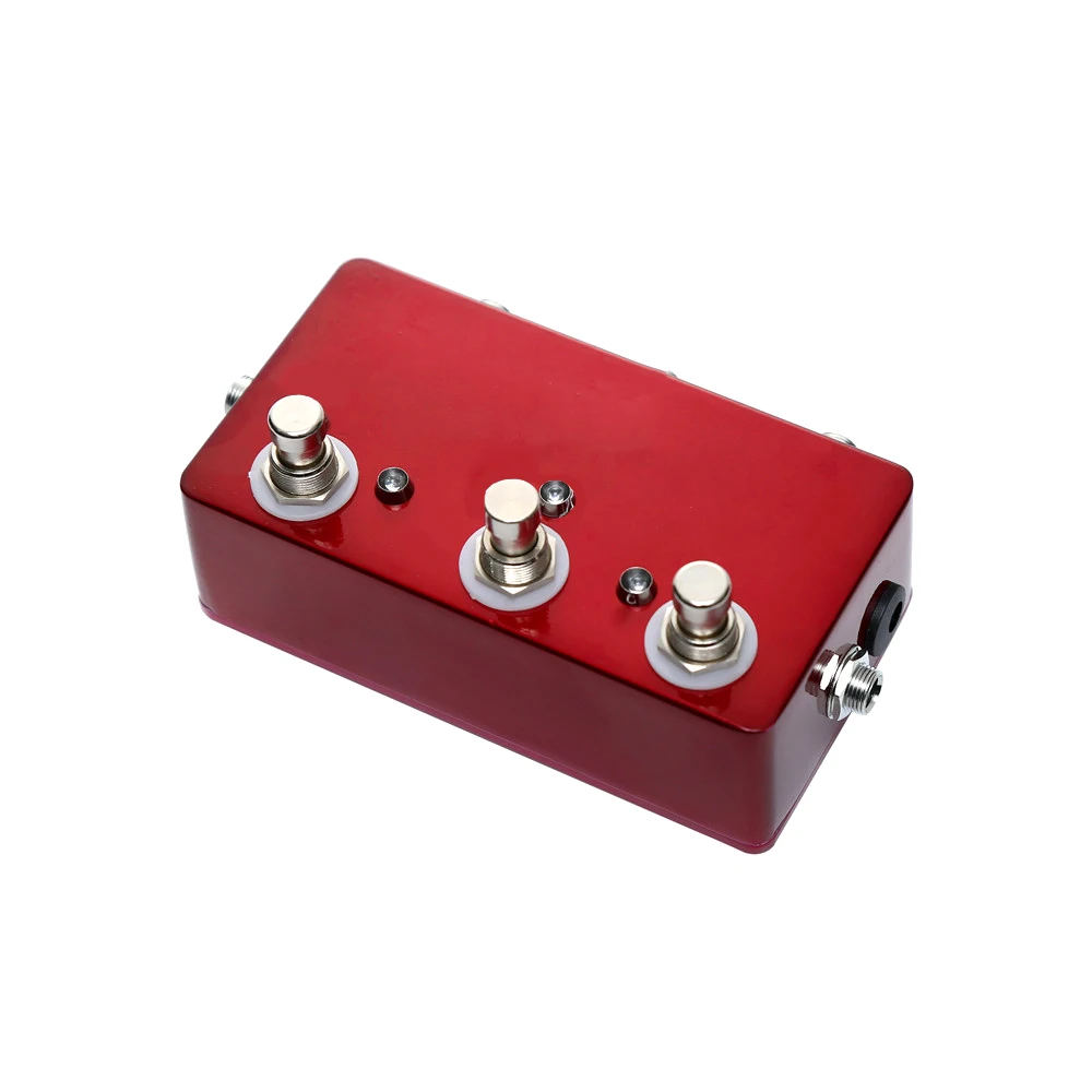 

Handmade Aluminum Box Effect Loop Pedal Blank Switch 3 Looper Pedals For Electric Guitar Accessories