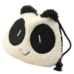 Panda Сумочка пены плюшевые панды бумажник чехол черный и белый