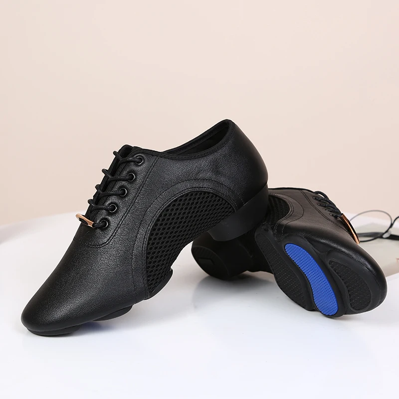 

USHINE Heelled 3.5 cm Canvas Teacher outdoor Exercise Shoes Square Dance Shoes Jazz Ballet Latin Ballroom Dance shoes Woman