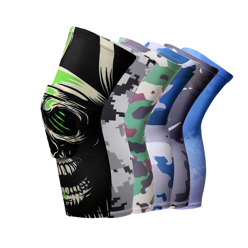 1pc Compression Socks Knee Wraps Brace Protection Knee Pad Honeycomb Sports Safety Tapes Volleyball Basketball Kneepad