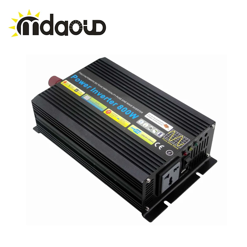 

LED Display Off Grid Solar Inverter 1000Watt/1KW 12/24/48VDC to 110/220VAC Pure Sine Wave Power Inverter