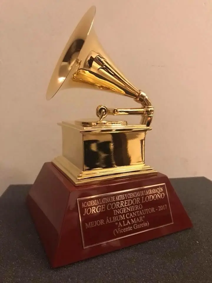 2018 GRAMMY Awards 1:1 реальной жизни Размеры 23 см высота Грэмми наград граммофон металла трофей сувенирная Коллекция Бесплатная доставка