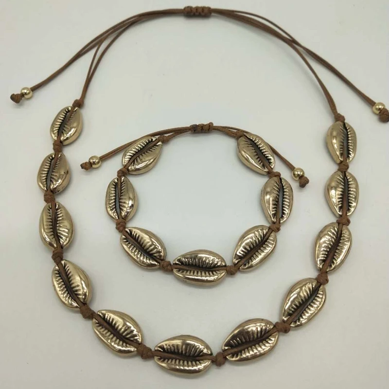 Модный подарок для девушек, летний золотой серебряный браслет, ювелирное изделие для женщин, модное ожерелье-чокер