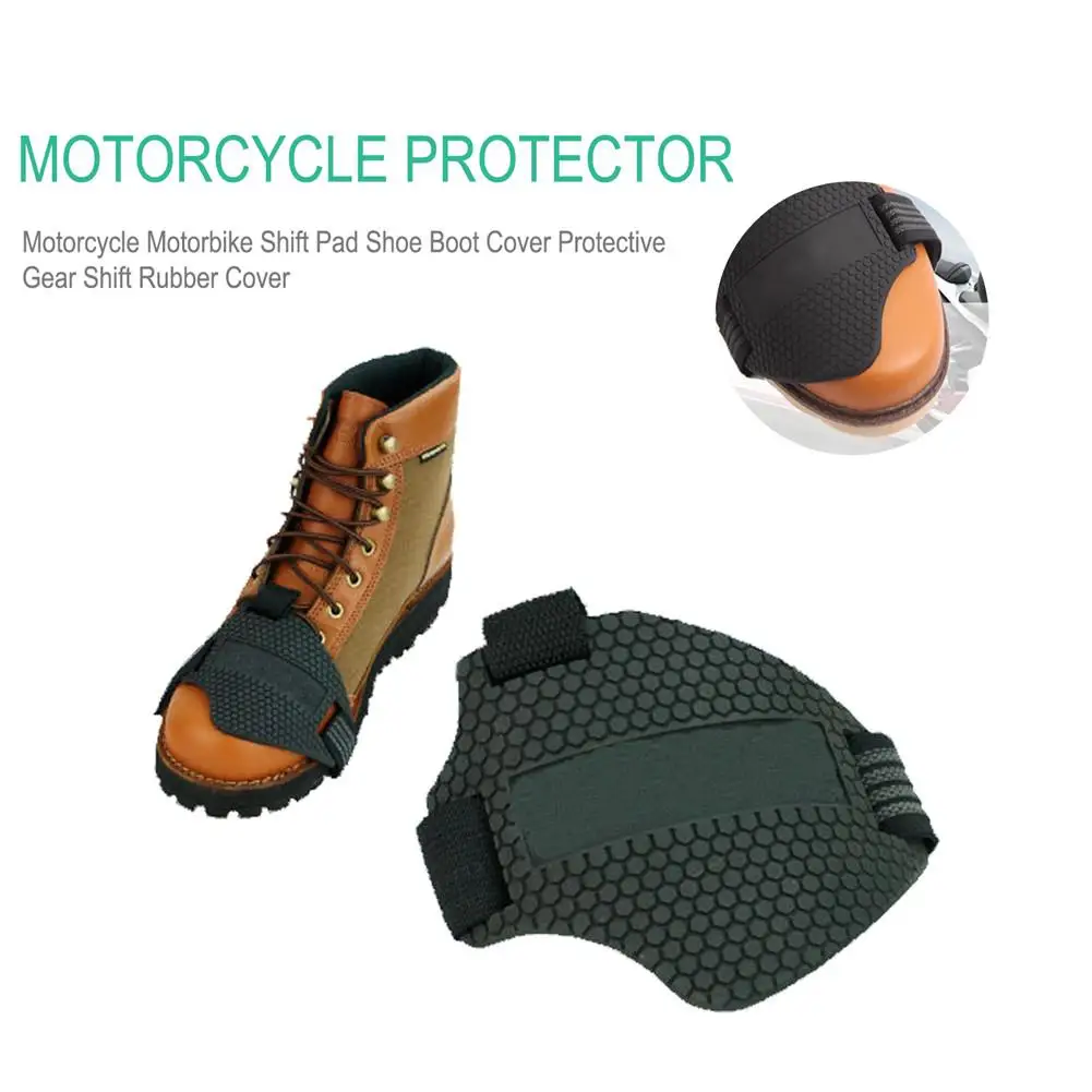 

Wear-resisting Rubber Motorcycle Gear Shift Pad Shoe Boot Cover Riding Cycling Shoes Cover Motorbike Motorcycle Protective Gear