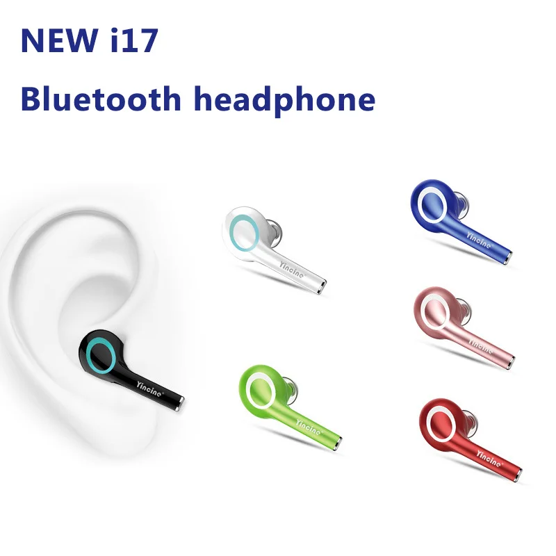 

i17 TWS Single Ear Wireless Bluetooth Earphone Mini In-ear Stereo Wireless Headset with Mic for All Smart Phone Air Pods