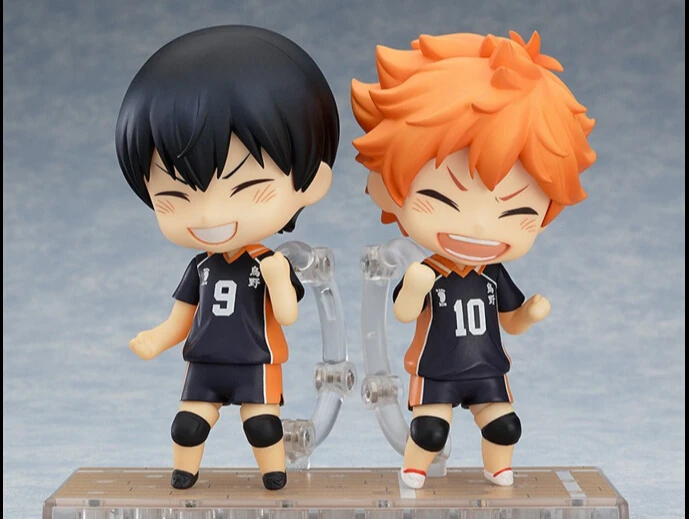 

Haikyuu Action Figures Nendoroid Hinata Syouyou kageyama tobio Figure PVC 10CM Collectible Model Toy Anime Haikyuu
