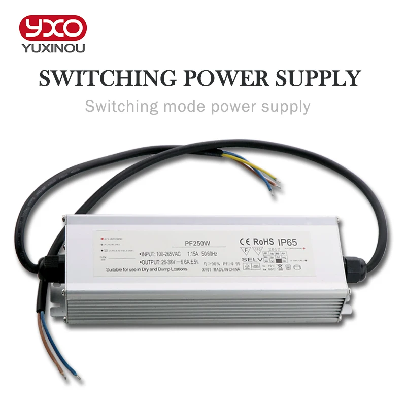 Светодиодный водонепроницаемый источник питания DC26 36V 100W 150W 200W 250W 300W 400W 500W IP65