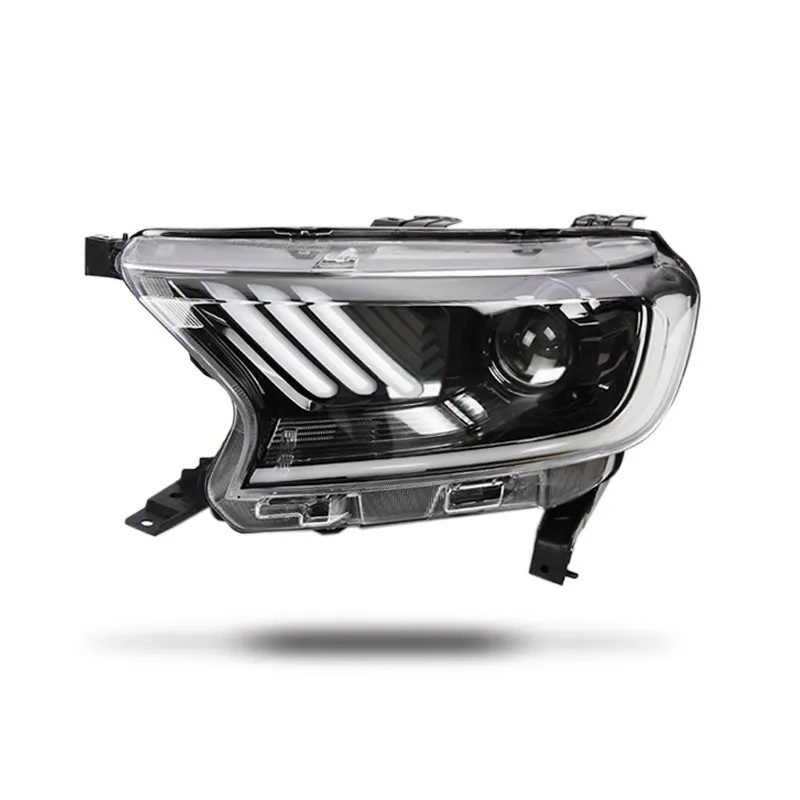 

Xuepao Car Styling for Ford Ranger 2016 2017 2018 Headlights Auto LED DRL Lens Double Beam Angel Eyes HID Xenon bi lamp