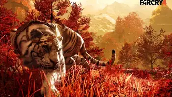

Far Cry 4 white tiger Home Decoration Canvas Poster