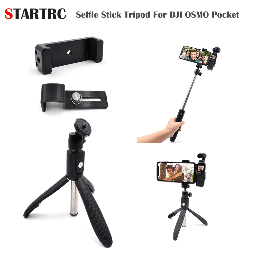 

STARTRC Selfie Stick Tripod for DJI OSMO POCKET Extended Mount Bracket Phone Holder Camera Gimbal Gimble Accessories