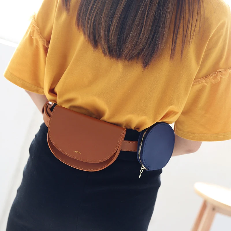 

CCRXRQ Women Belt Bag 2019 New Fashion Waist Bags For Women Handy Fanny Pack Ladies Saddle Bag Female Detachable Coin Purse Ins