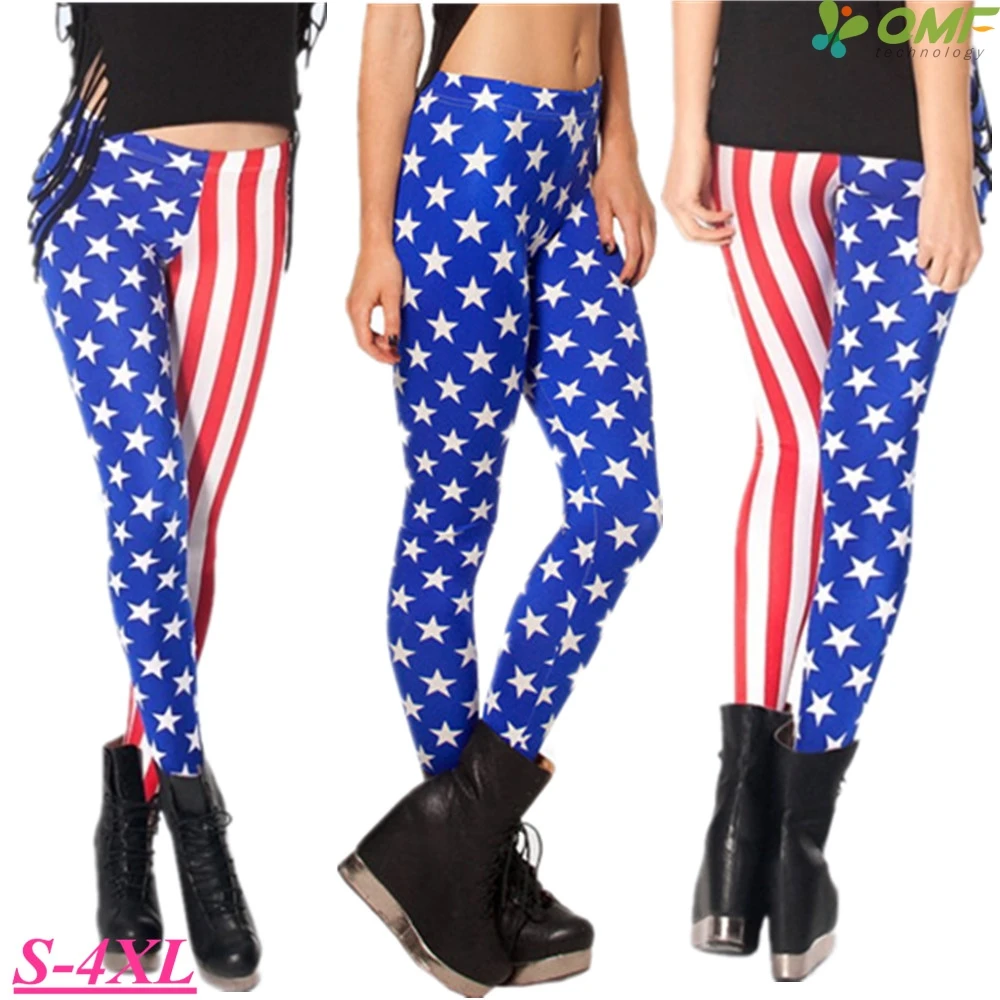 workout tights with stripes
