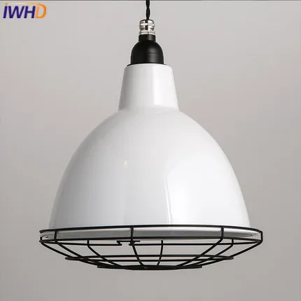 

IWHD Modern LED Pendant Light Fixtures Creative White Pendant Lights Dining Room HangLamp For Rustaurant Lamp Luminaire