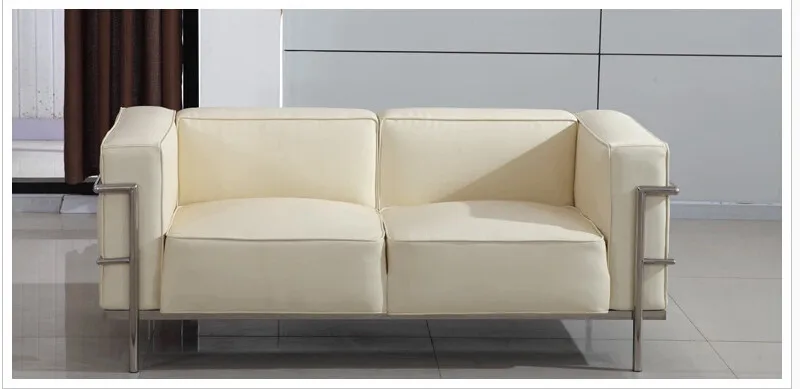 Le Corbusier Style LC3 Sofa 3-seat or Loveseat 2-seat  (4)