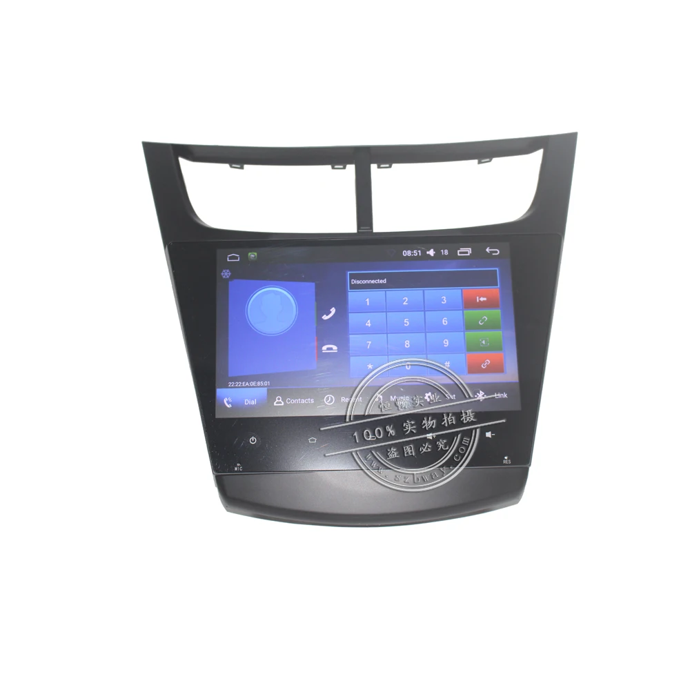 Discount Capacitive 9" Quadcore Android 7.0 Car Radio for 2015  Chevrolet Sail 3 low trim car DVD player with 1G RAM,16GB iNAND 1